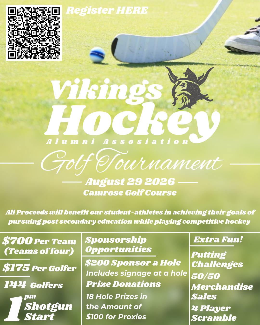 2026 Golf Tournament Flyer